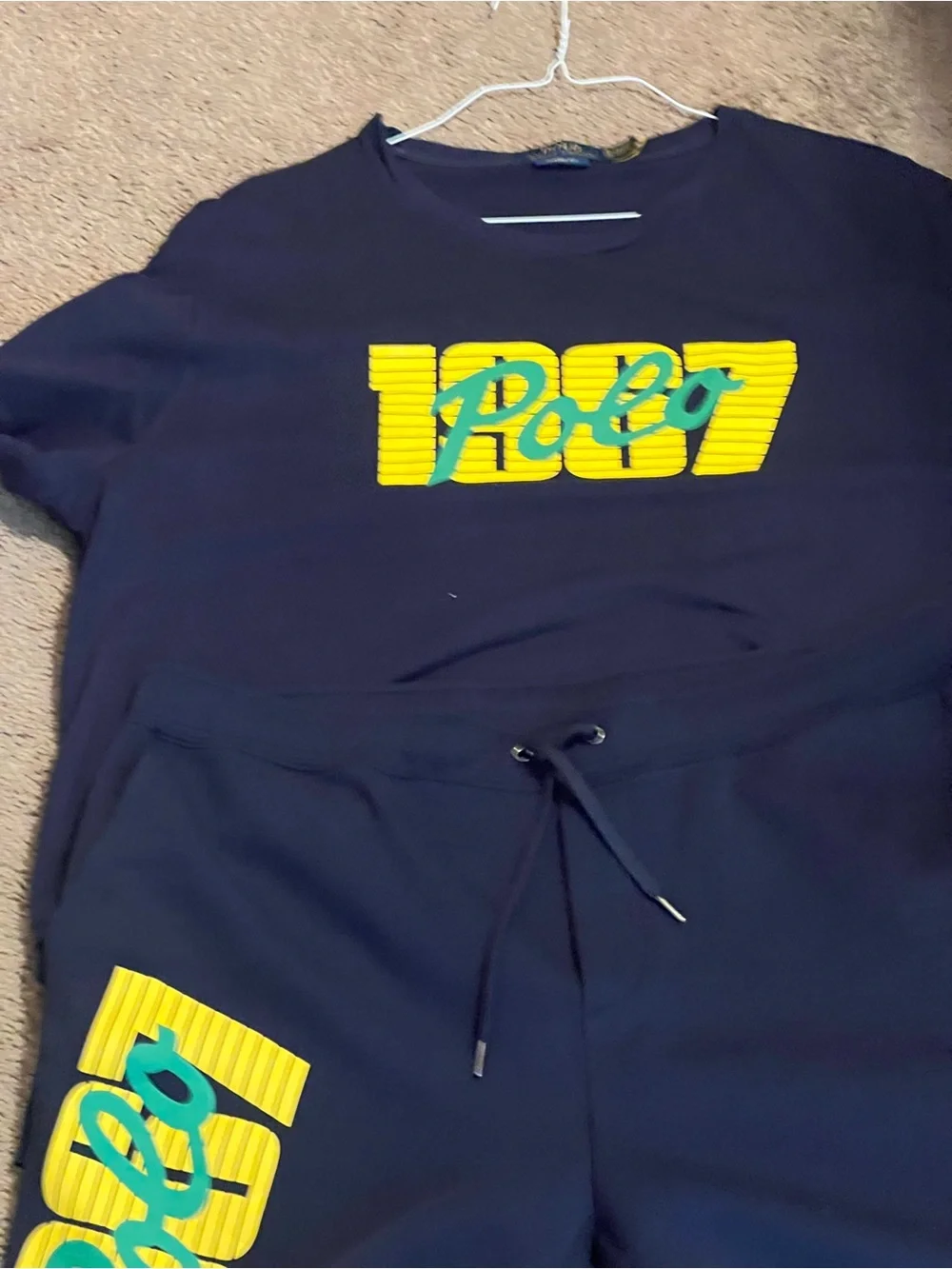 Polo Ralph Lauren shorts and t shirt sz xx large and x large
